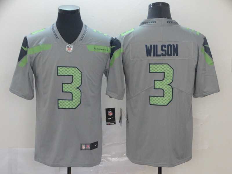 Nike Seahawks 3 Russell Wilson Gray Inverted Legend Limited Jersey,We sell and wholesale Nike Seahawks 3 Russell Wilson Gray Inverted Legend Limited Jersey on line form chian!